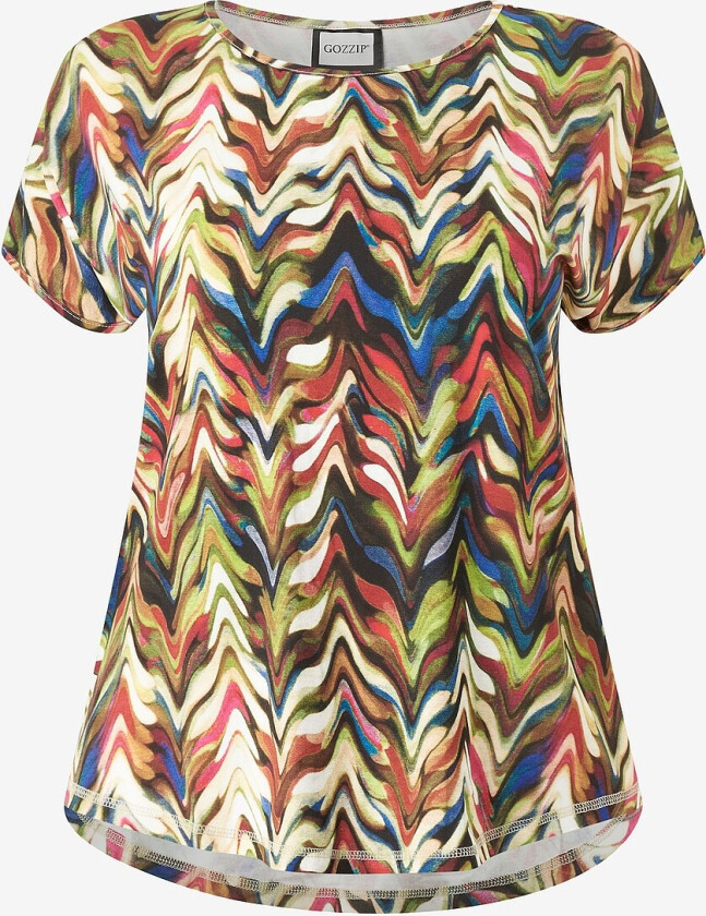 Topp gGitte With Print - Flerfarget