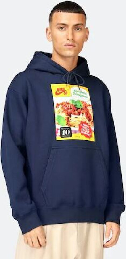 Box Logo hettegenser Blå Male S