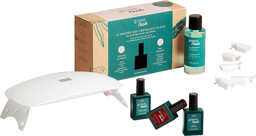 Green Flash Gel Polish Start Kit Dark Pansy