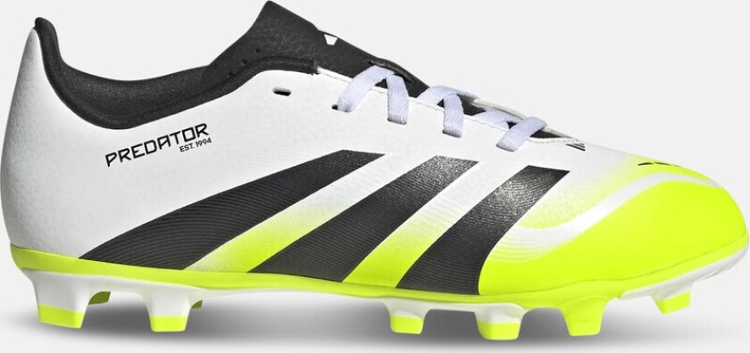 Predator Club Fg/Mg J, Ftwwht/Cblack/Luclem, 36 (Uk 3.5), Fotballsko