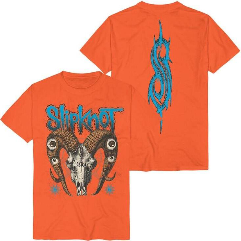 T-skjorte - Eyed Goat - S til 5XL - Herrer - oransje