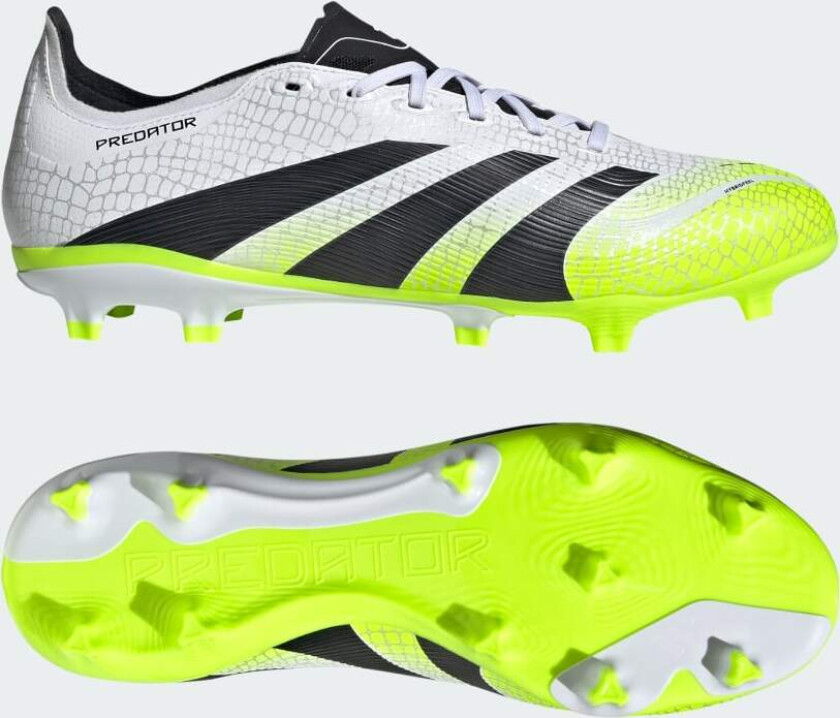 Predator League FG/AG Radiant Blaze - Fottøy Hvit/Svart/Sitron, størrelse 44⅔