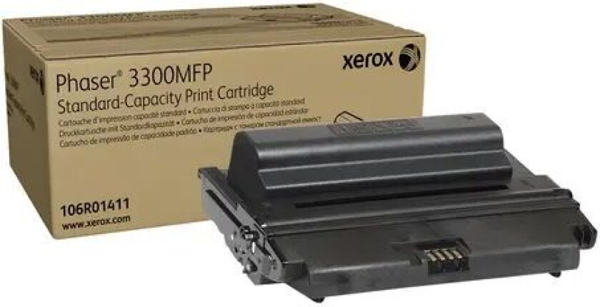 Toner Svart 4k - Phaser 3300