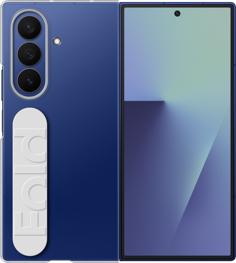 Galaxy Z Fold7 Clear Grip Case, Transparent
