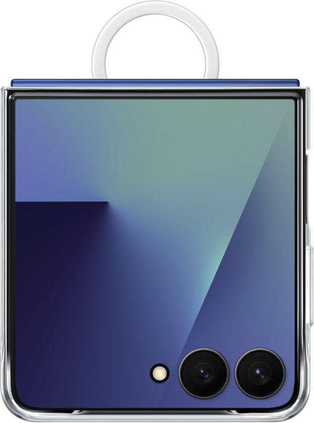 Galaxy Z Flip7 Ring Case (Clear), Transparent