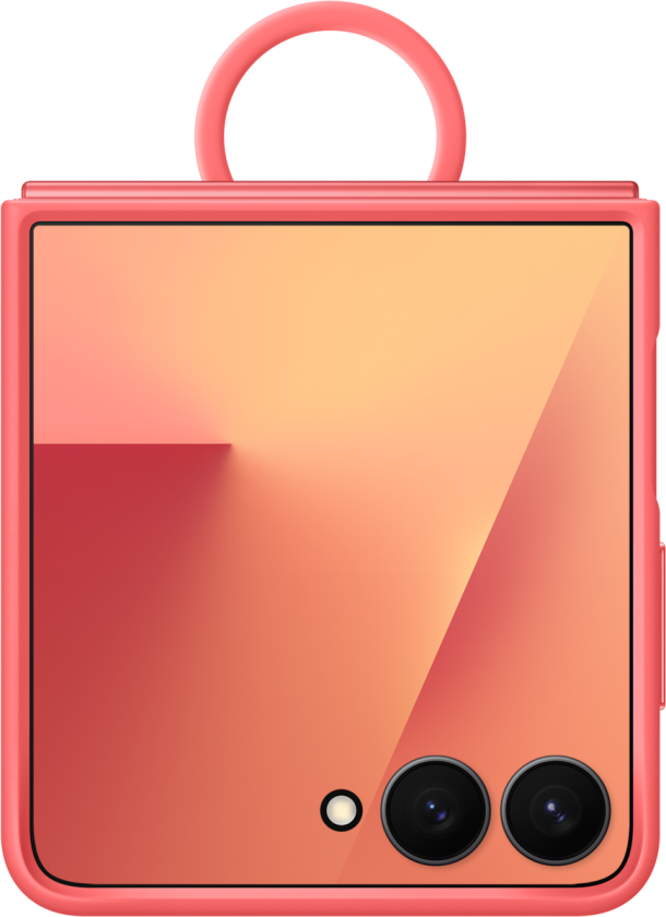 Galaxy Z Flip7 Ring Case (Silicone), Red
