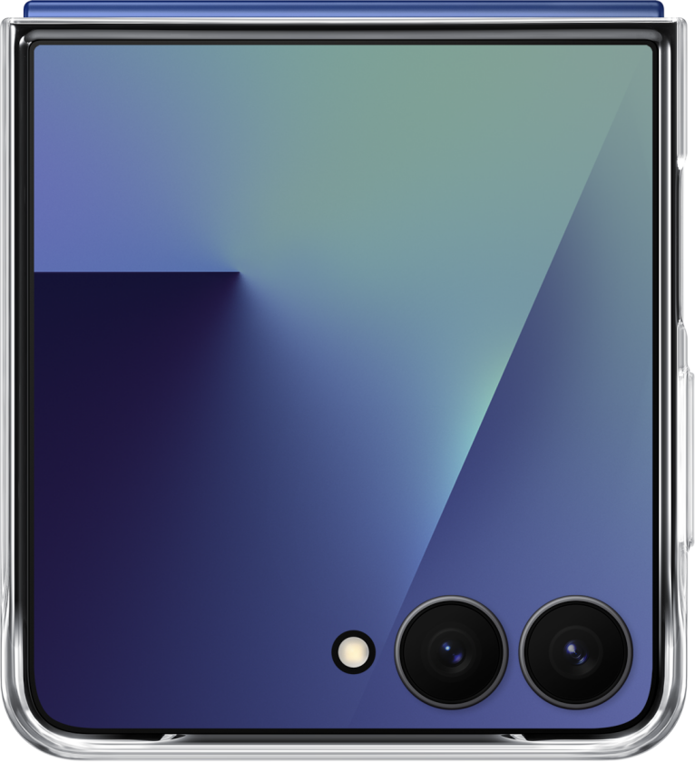 Galaxy Z Flip7 Clear Case, Transparent