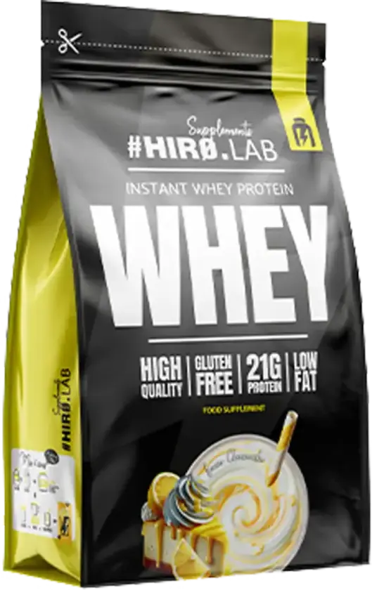 HIRO.LAB Instant Whey Protein – 750g - Lemon Cheesecake