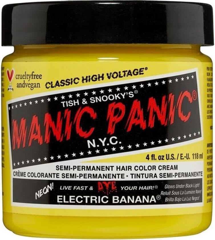 Semi-Permanent Hair Color Cream Electric Banana