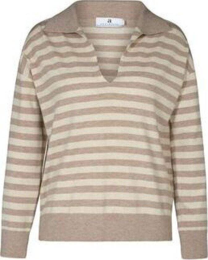 Carys Stripe - Beige Melange M