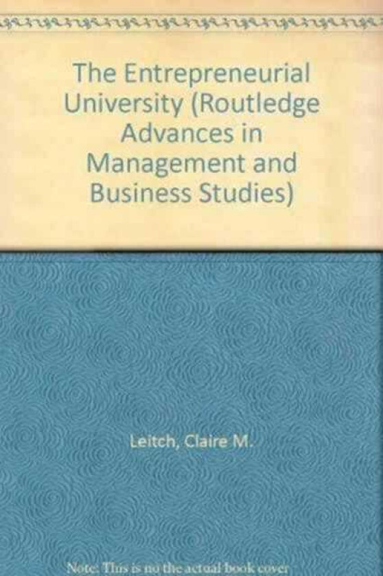 The Entrepreneurial University