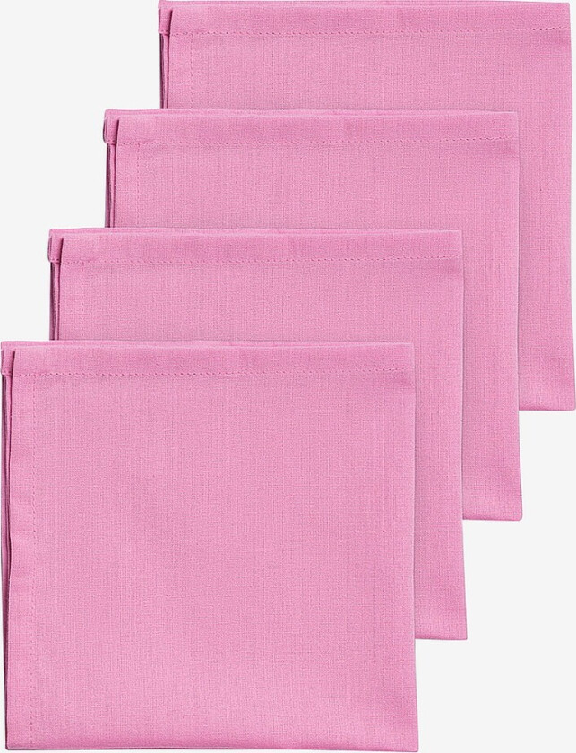 Bilde av Serviettsett Pink 4 stk - Rosa
