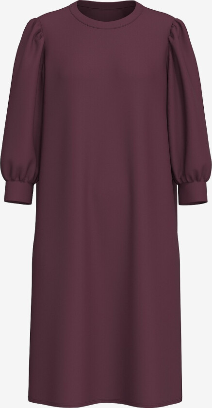 Kjole slfTenny 3/4 Short Sweat Dress - Rød