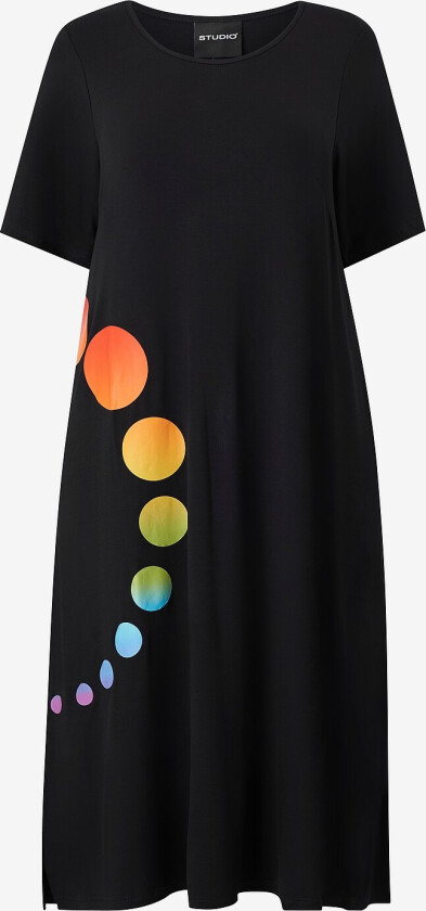 Maxikjole sHana With Print - Svart
