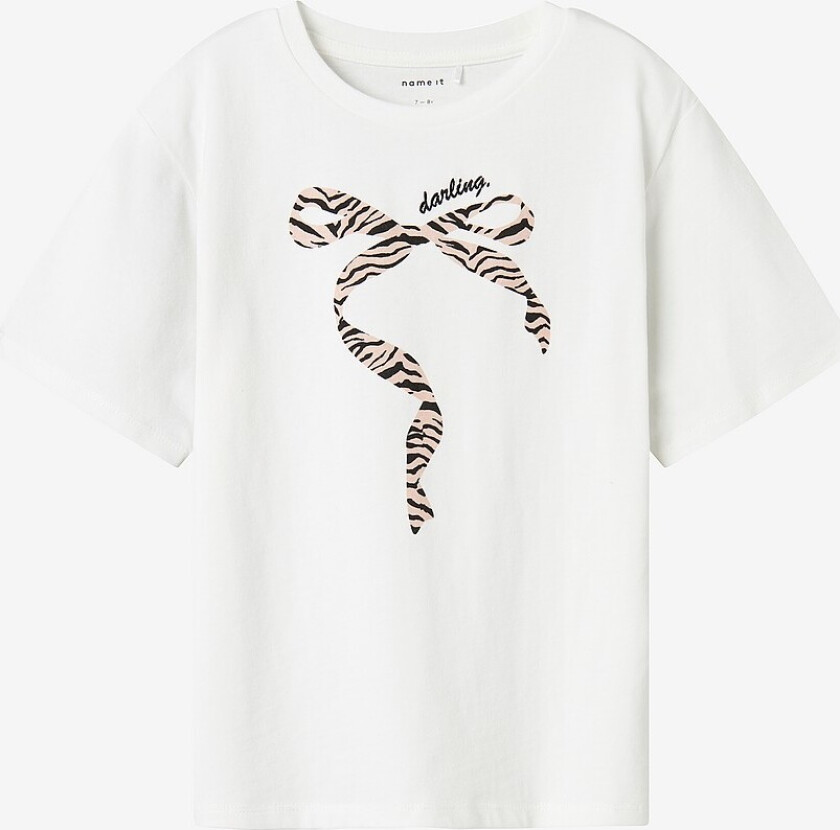 T-skjorte nkfLisemarie Nreg SS Top Box - Hvit