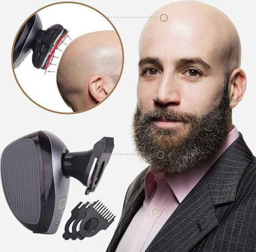 5-i-1 elektrisk barbermaskin og stelleutstyr for menn: Femhodet skjegg, Ha