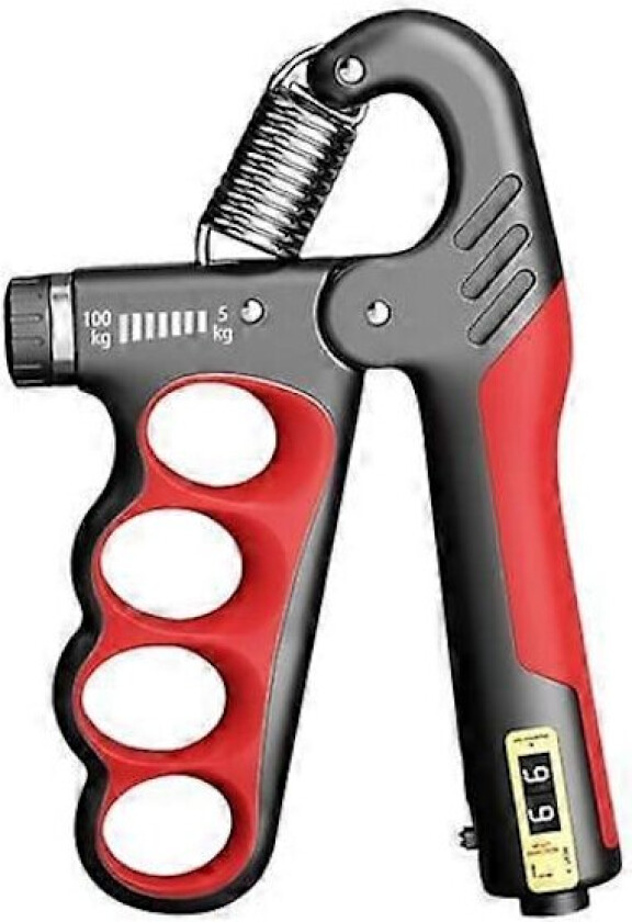 Bilde av Grip Strength Trainer 5-100KG Mekanisk Underarms Trener Tellbar Menn Kvinner Justerbar Håndgrep Styrke