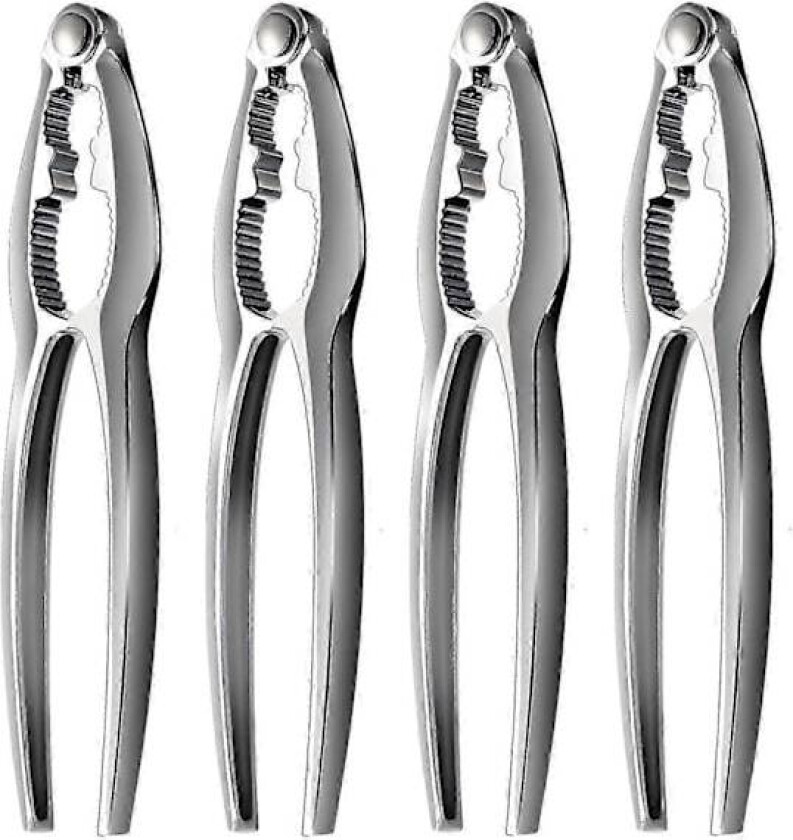 Bilde av Sjømatverktøysett Hummerknusere Sett med 4, Krabbebein-knekkerverktøy, Sjømatknekker Nøtteknekker-sett