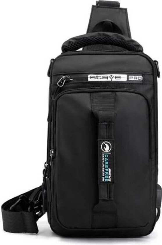 QU/Sling Crossbody Veske Menn Stor Kapasitet Ryggsekk Sling Veske Menn Liten Crossbody Veske Utendørs Sport Fritid