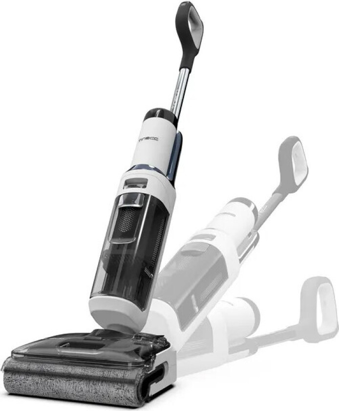 Tineco Floor One S5 Stretch Extreme Ledningsfri Støvsuger - 220W, 40 Minutters Batterilevetid - Sort/Hvit