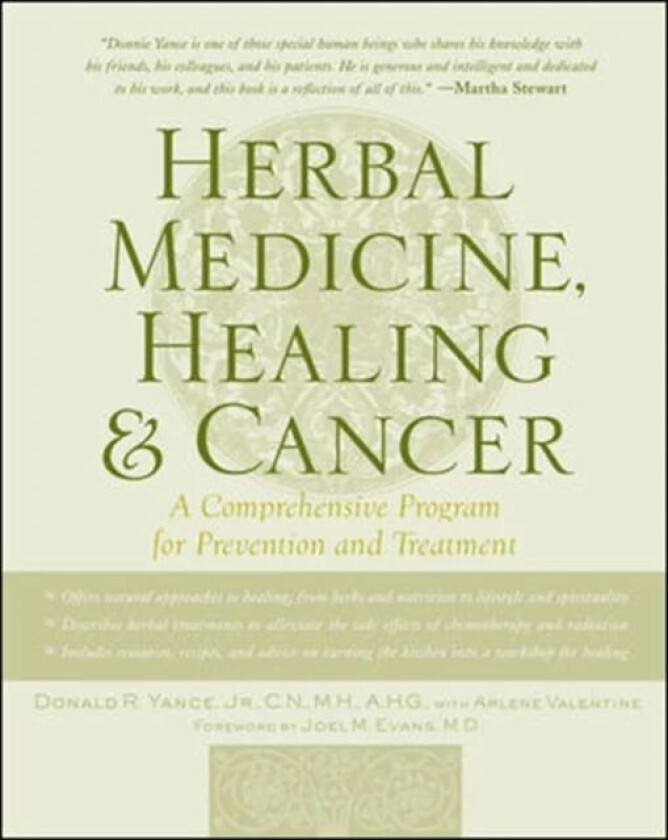 Herbal Medicine, Healing & Cancer av Donald Yance, Arlene Valentine