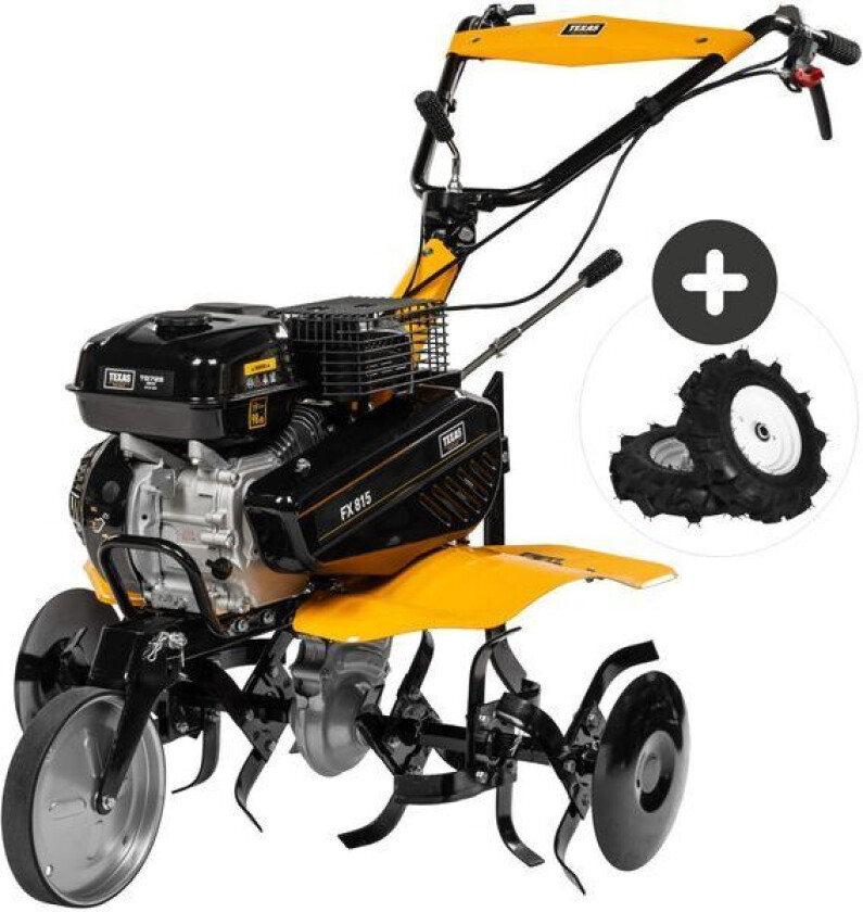 Texas Jordfreser Bensindrevet Fx 815tg Bredde 56/80/88 Cm 90063182