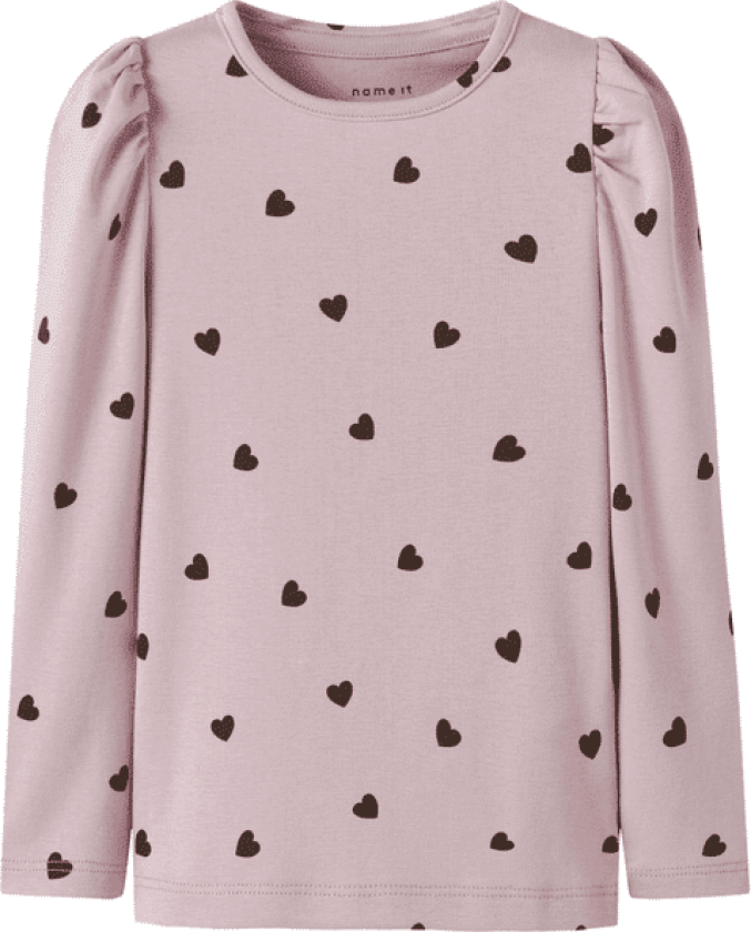 Name It Nmfkheart genser til småbarn, Burnished Lilac