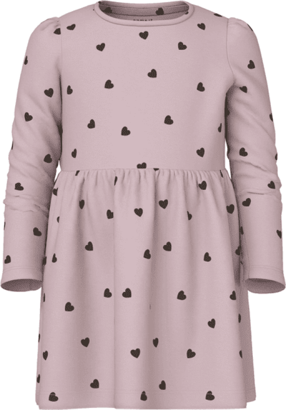 Name It Nmfkheart kjole til småbarn, Burnished Lilac