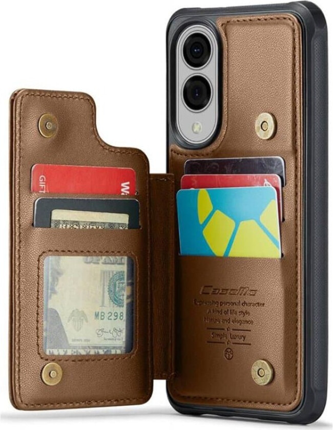 CaseMe mobildeksel C22 Samsung Galaxy S25 Edge - Brun