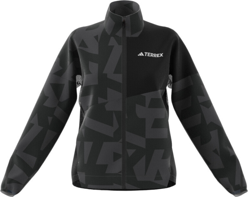 Women's Terrex Multi Printed Wind Jacket Black/carbon