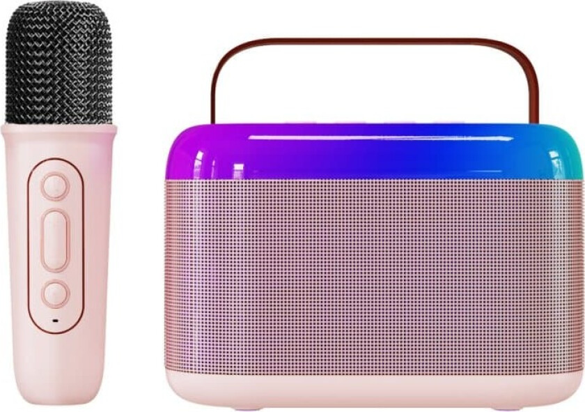 INF Trådløs karaokemikrofon og Bluetooth-høyttaler Y3 - Enkeltmikrofon