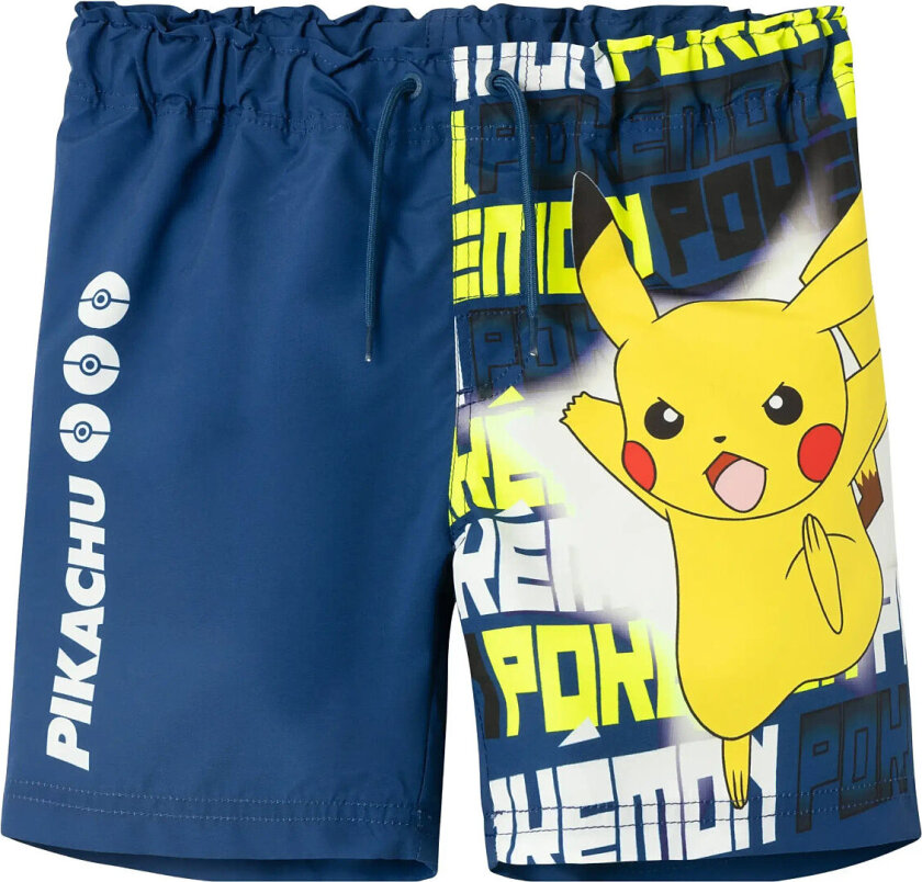 Nkmmakhi Pokemon Swimshorts Noos Bfu Badeshorts Blue Name It