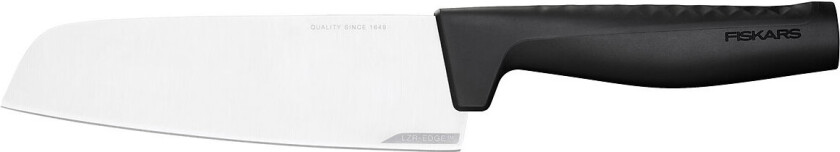 Hard Edge Santokukniv 16 Cm Home Kitchen Knives & Accessories Santoku Knives Black Fiskars