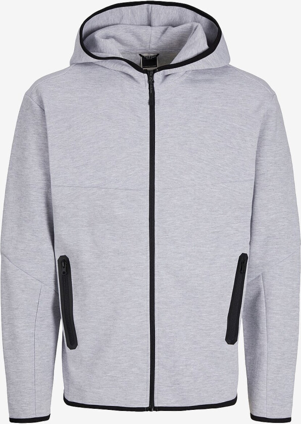 Hettegenser jcoFusion Sweat Zip - Grå