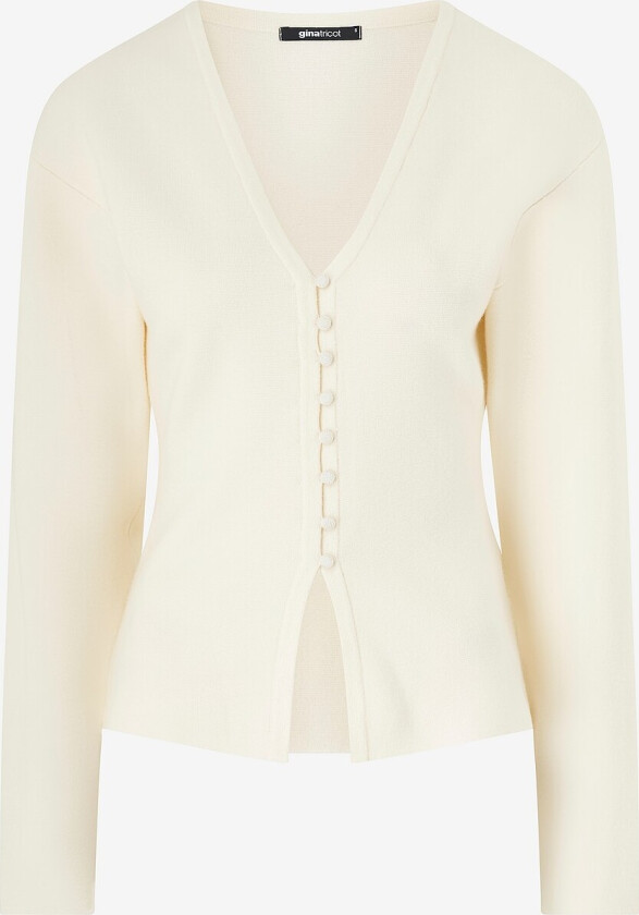Kardigan Shaped Knitted - Beige