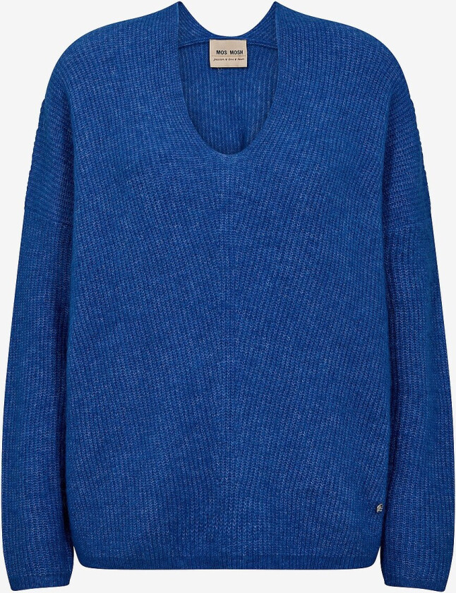 Genser mThora V-neck Knit - Blå