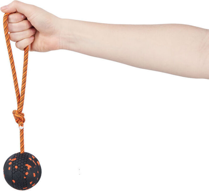 Bilde av Non-Stop Dogwear Ball med tau Hundeleketøy (60 mm)