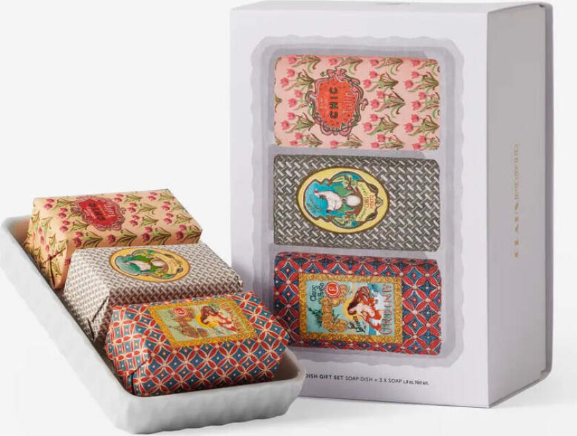 Gift Set Soap Dish & Classico Mini Soaps