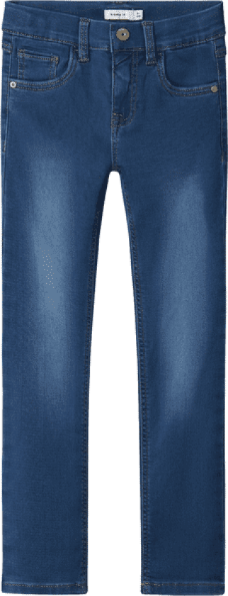 Name It Nkmtheo 3113 x-slim jeans til barn, Medium Blue Den.