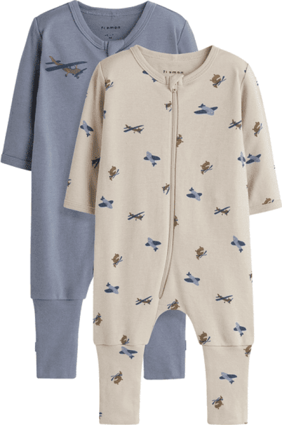 Name It Nbmnightsuit 2-pach heldress/pyjamas, Peyote