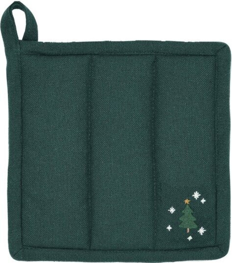 Bilde av Christmas Fable gryteklut 22x22 cm grønn
