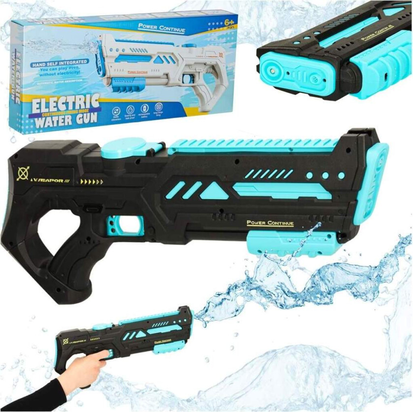 Elektrisk vannpistol svart