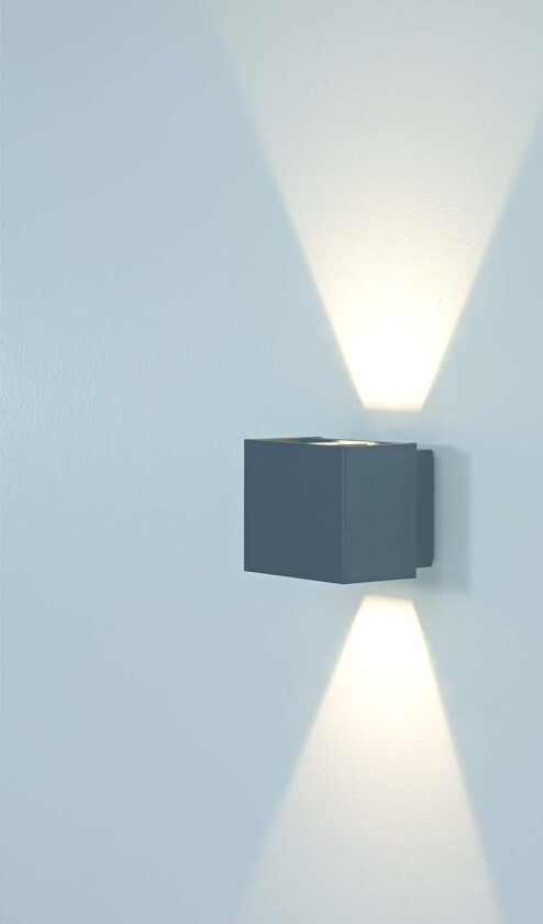 Vesterbro utelampe vegg - antrasitt