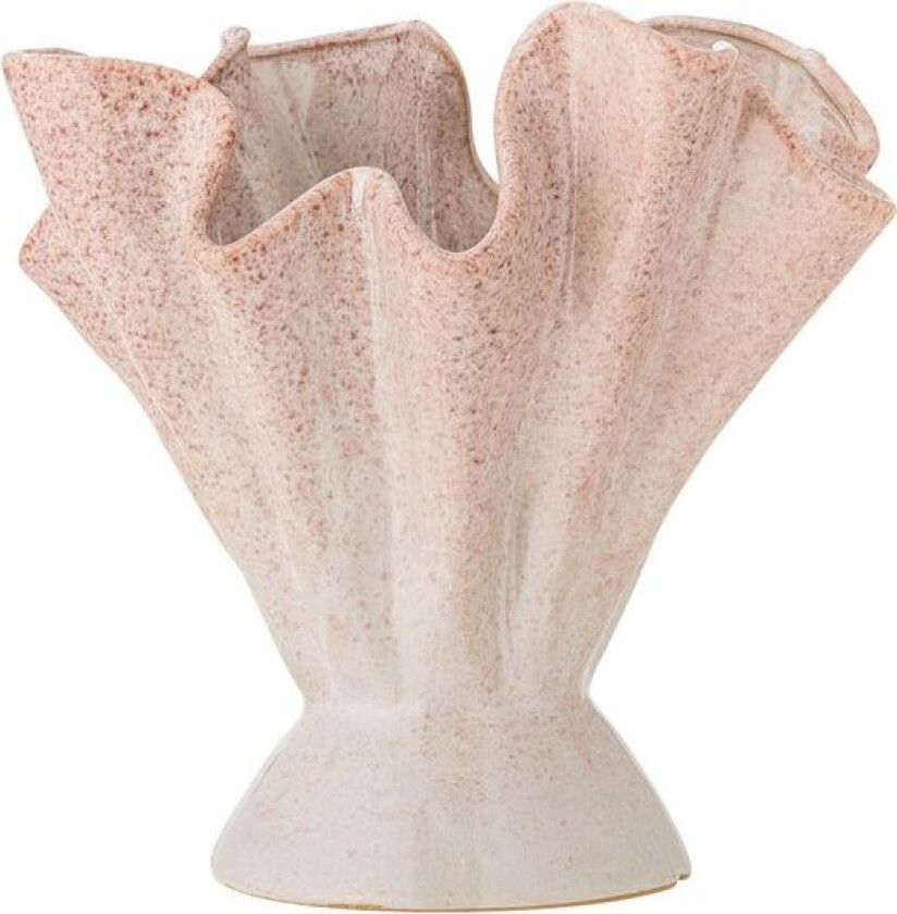 Plier vase 29 cm rose