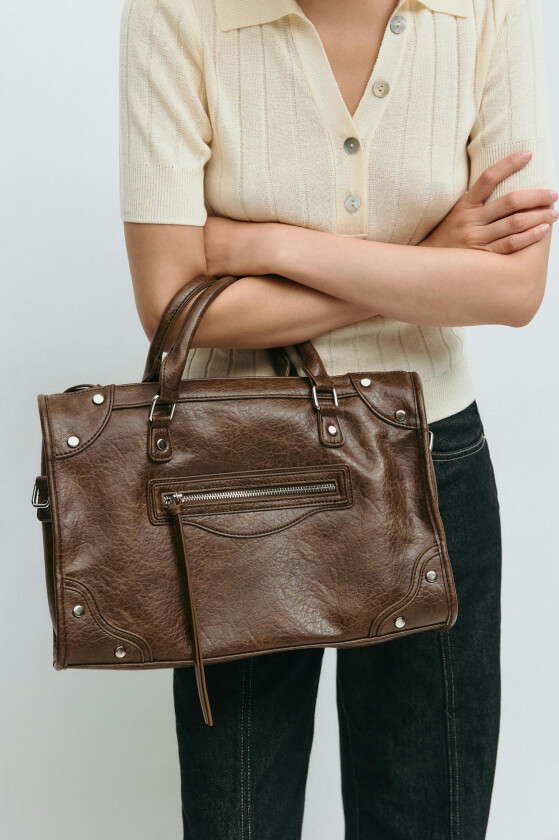 - Large bag - Skuldervesker - Brun - ONESIZE - Dame