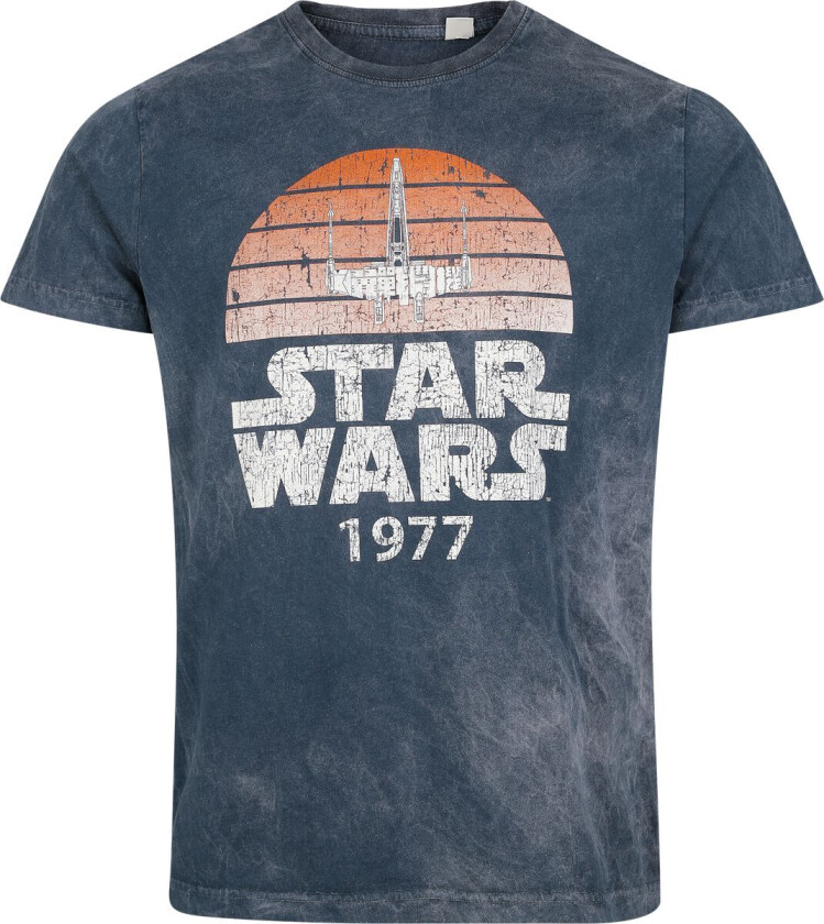 Disney T-skjorte - X-Wing - M til 4XL - Herrer - blå