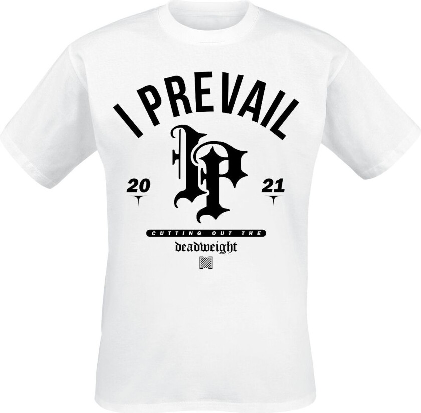 T-skjorte - Deadweight - S til XXL - Herrer - hvit