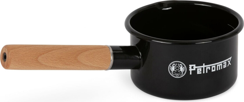 Enamel Pan 0.5L, panne, svart