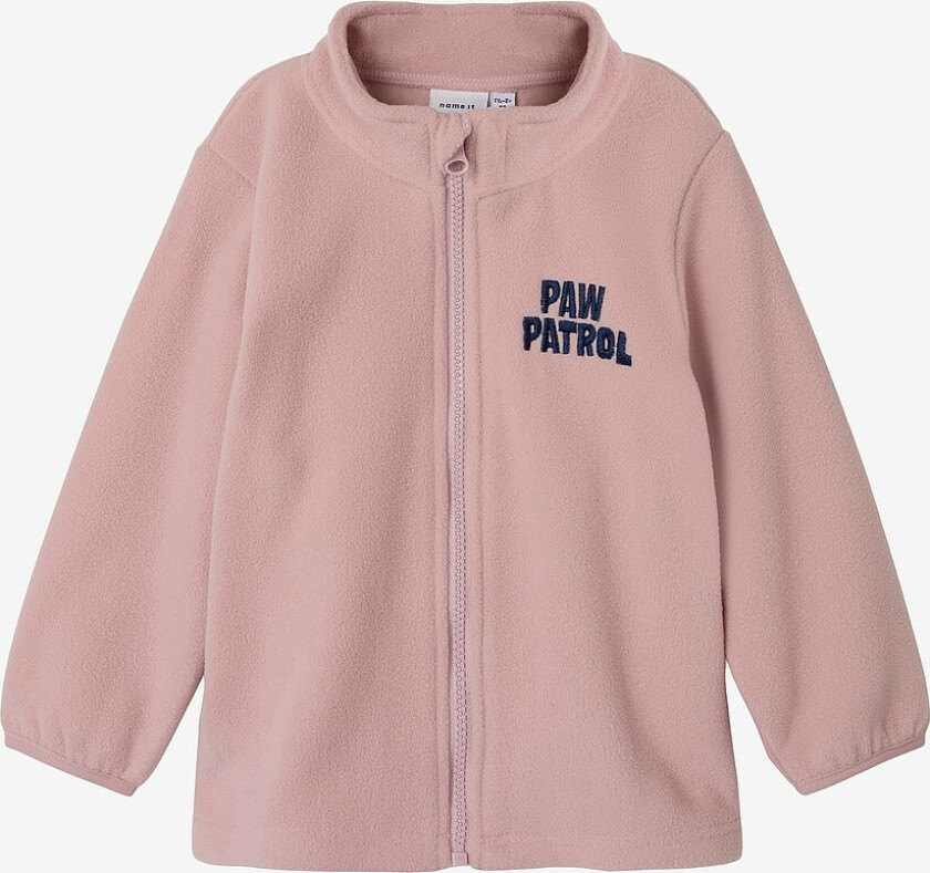 Fleecetrøye nmfJirdi Paw Fleece - Lilla