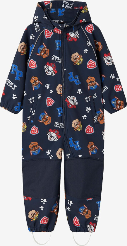 Regndress nmmAlfa08 Pawpatrol Softshell - Blå